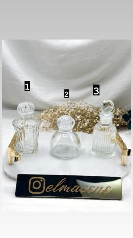 Kristal Kapaklı Cam Şişe 2