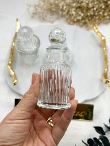 Kristal Kapaklı Cam Şişe 3