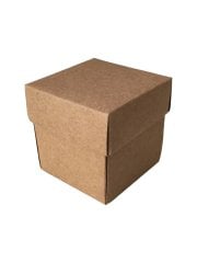 Renkli Karton Kutu (5x5cm) 50 adet Kraft