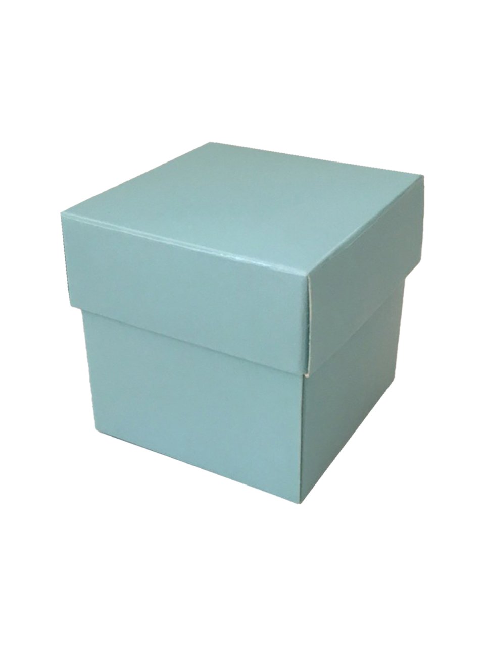 Renkli Karton Kutu (5x5cm) 50 adet Mavi
