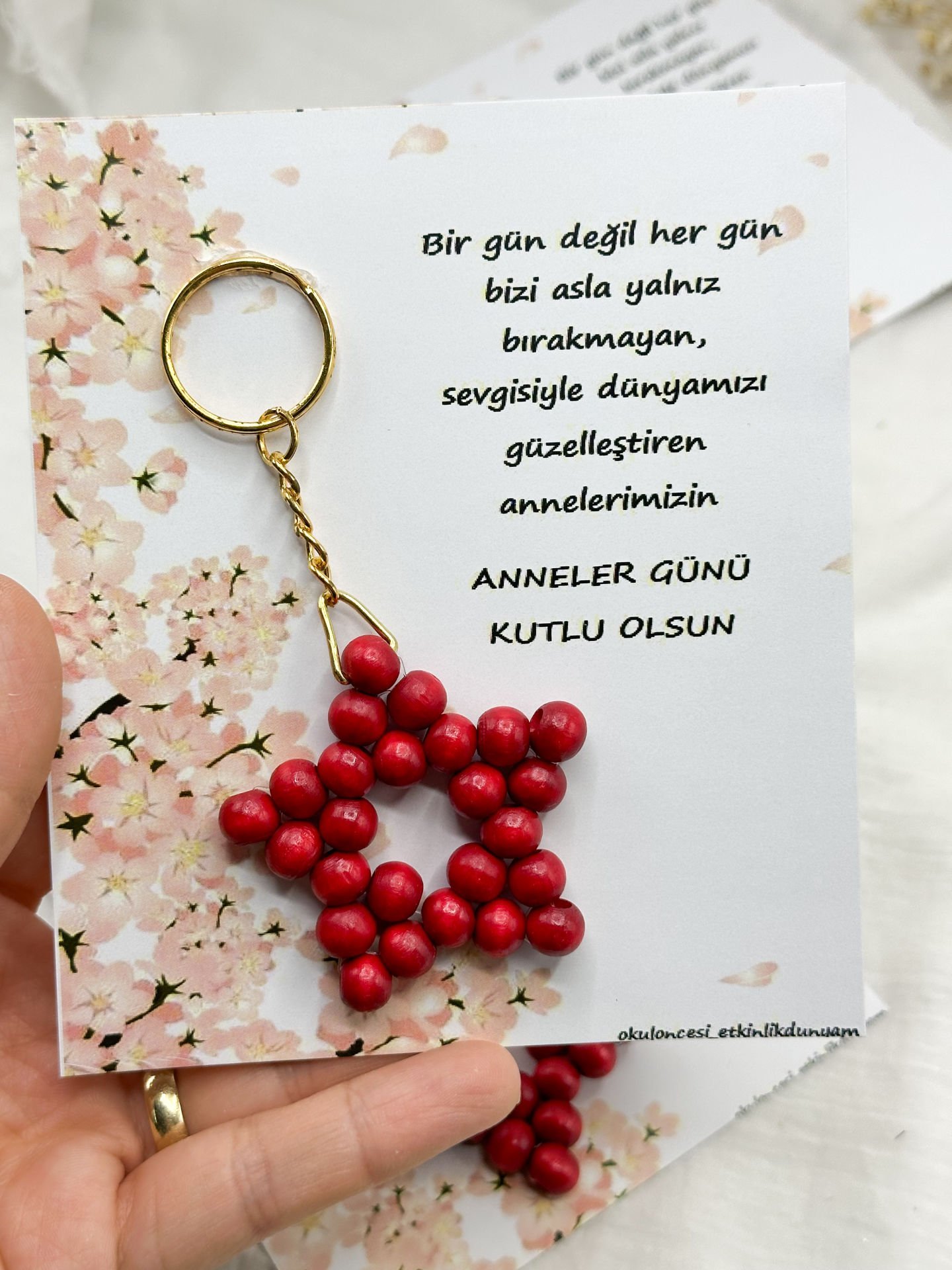 Hazır Anneler Günü Kartlı Hediyelik (50 adet)