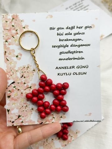 Hazır Anneler Günü Kartlı Hediyelik (50 adet)