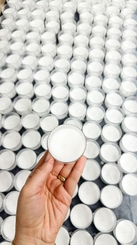 Mika Şekerlik Mum 150 adet