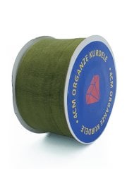 Organze Kurdele 4cm Haki Yeşili