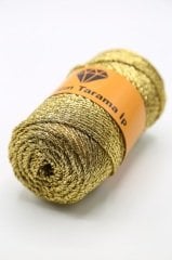 Üç Büküm Makrome İpi (3mm - 250gr) Gold