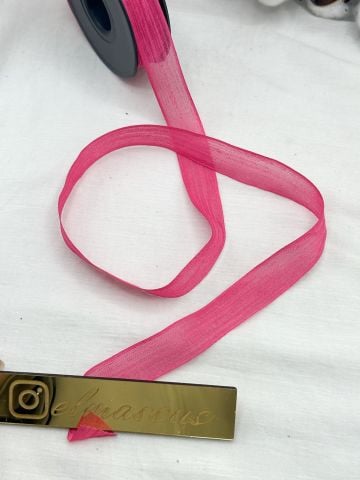 Nopel Keten Kurdele (2.5 cm 20 mt) Fuşya