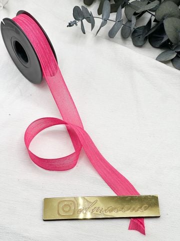 Nopel Keten Kurdele (2.5 cm 20 mt) Fuşya