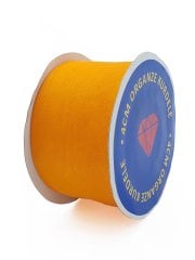 Organze Kurdele 4cm Turuncu