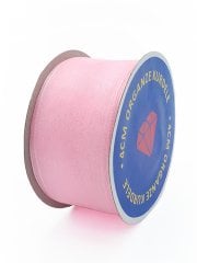 Organze Kurdele 4cm Pembe