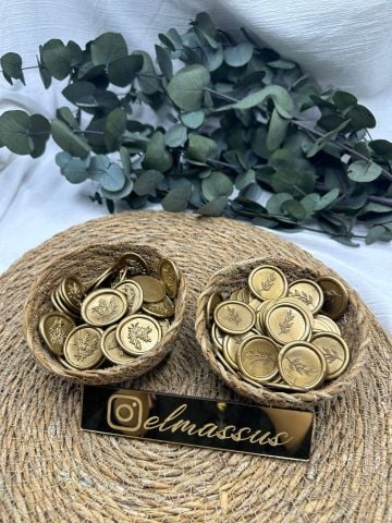 Mühür 100 adet Mavi Bebek Ayağı