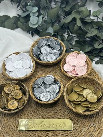 Mühür 100 adet Mavi Bebek Ayağı