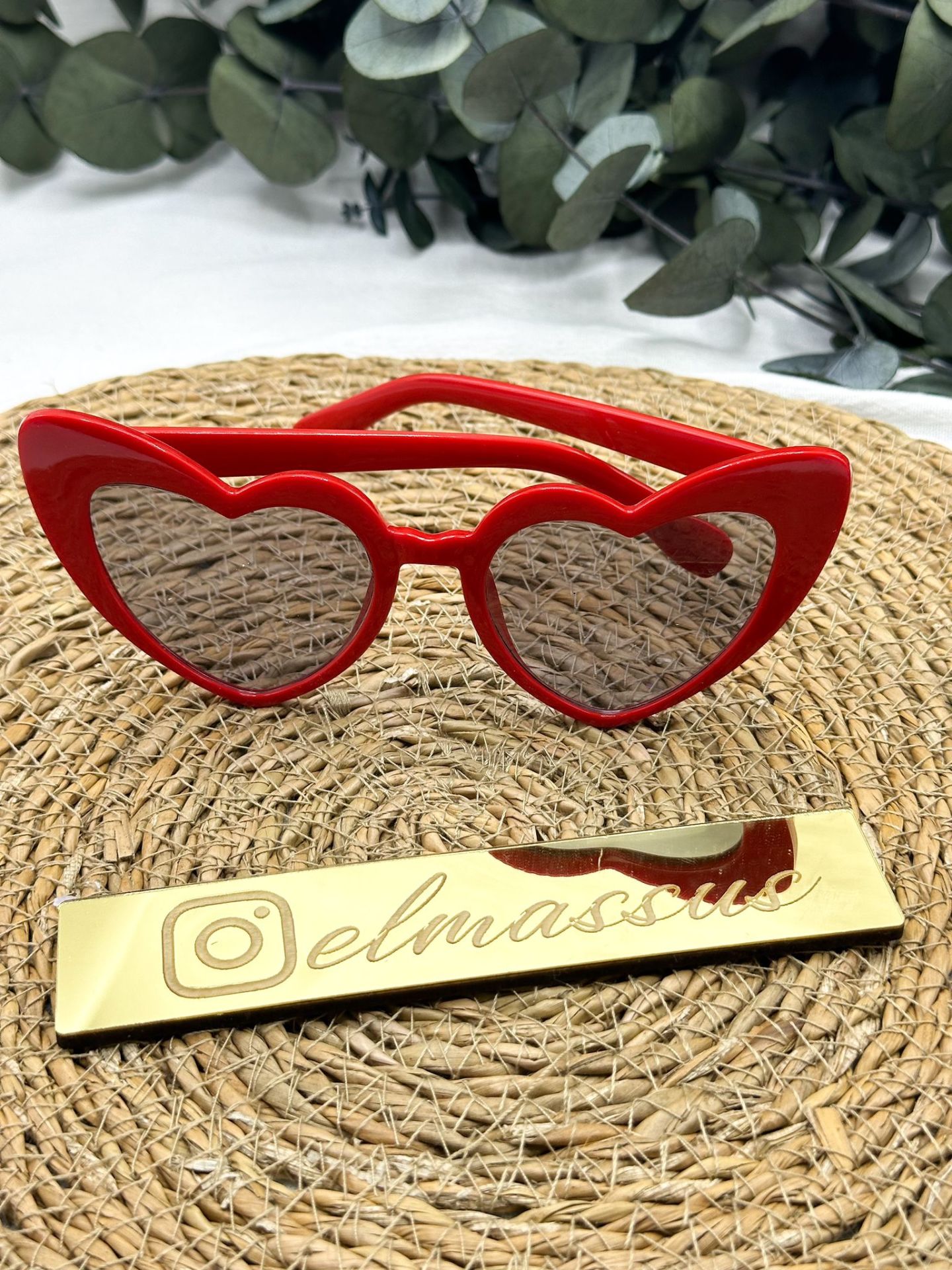 Kalpli Gözlük Kırmızı