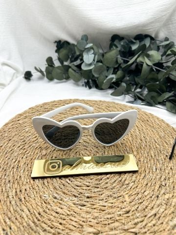 Kalpli Gözlük Beyaz