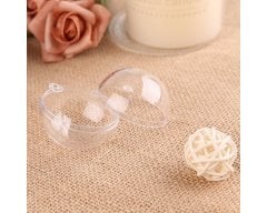 Asma Aparatlı Yuvarlak Mika Küre Kutu (24 adet)