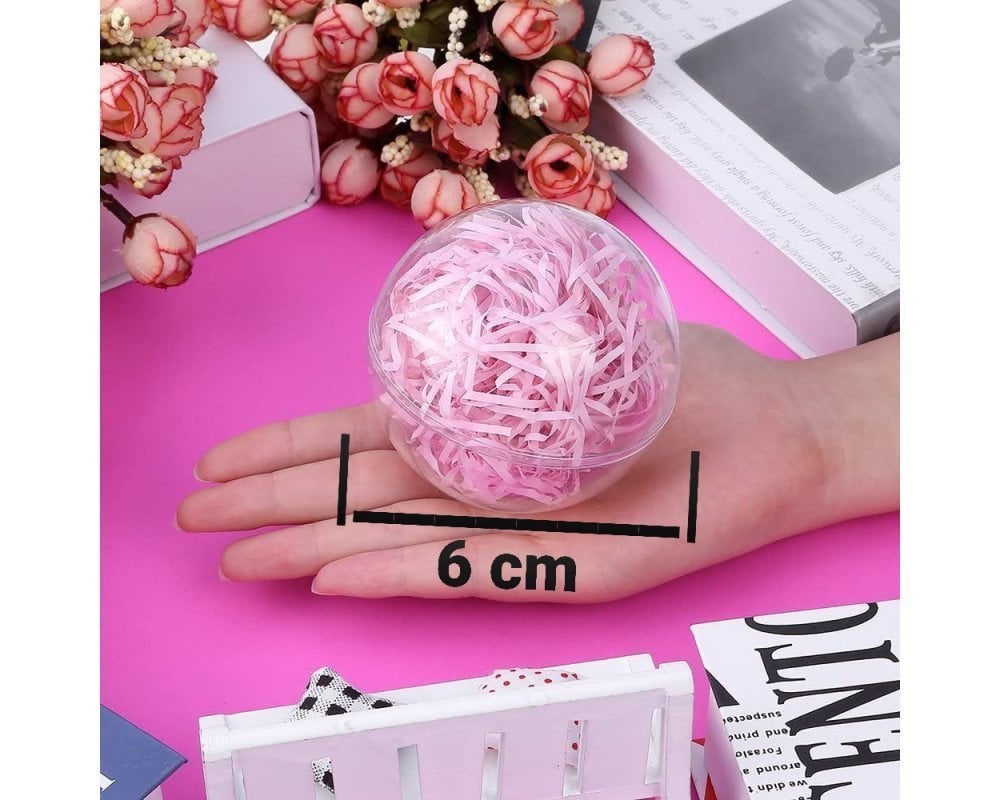 Asma Aparatlı Yuvarlak Mika Küre Kutu (24 adet)