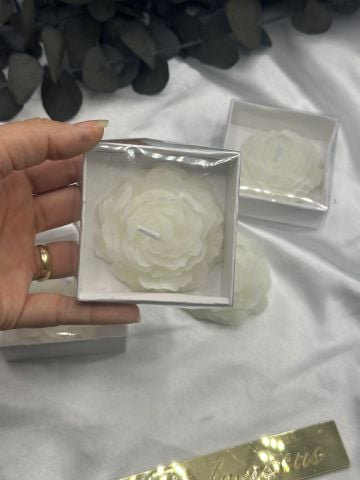 Şakayık Mum(12 adet) Beyaz