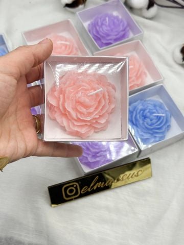 Şakayık Mum(12 adet) Pembe