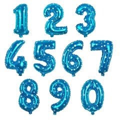 Rakam Folyo Balon Mavi 36cm
