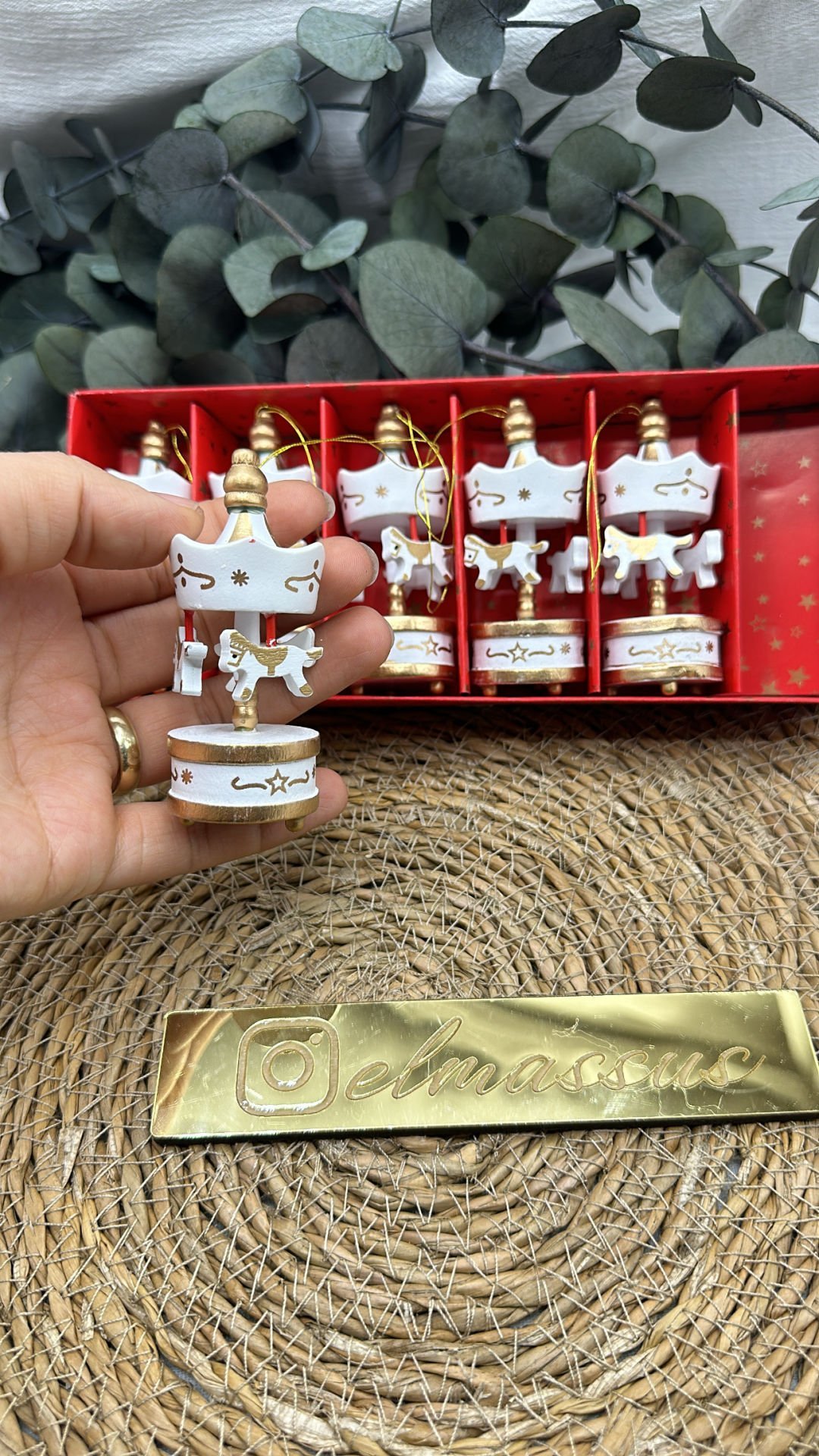 Atlı Karınca (6adet) 8x4 Beyaz