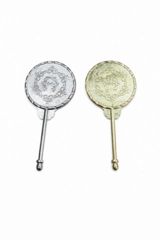 Kelebek Ayna 25 adet Gümüş