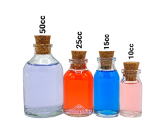 Mantar Kapak Cam Şişe 25cc