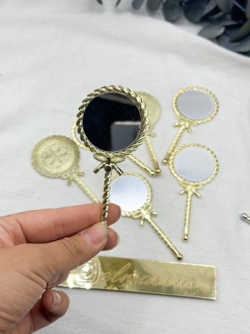 Burgu Ayna (25 adet) Gold