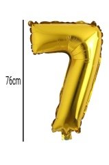 Rakam Folyo Balon Altın 76cm 7