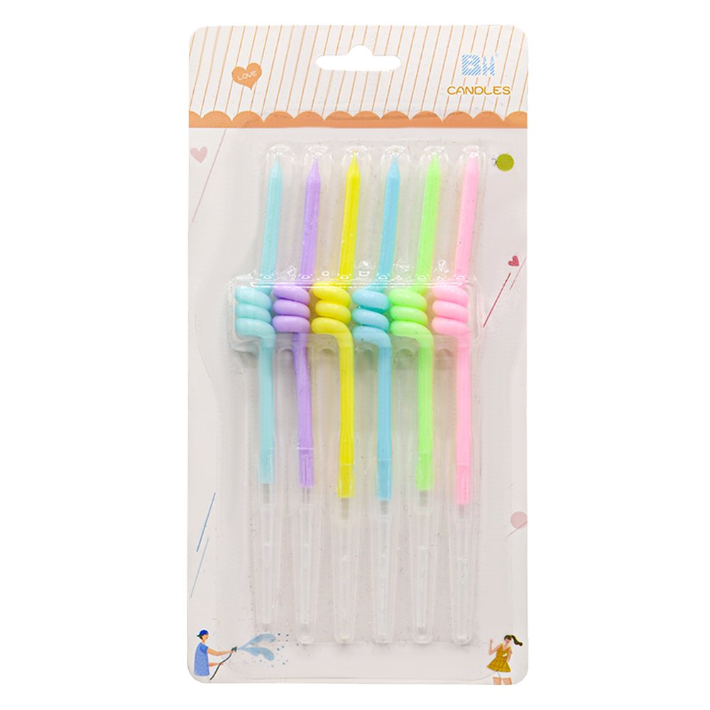 Pastel Mum 5 Renk Kıvrım (5 adet)