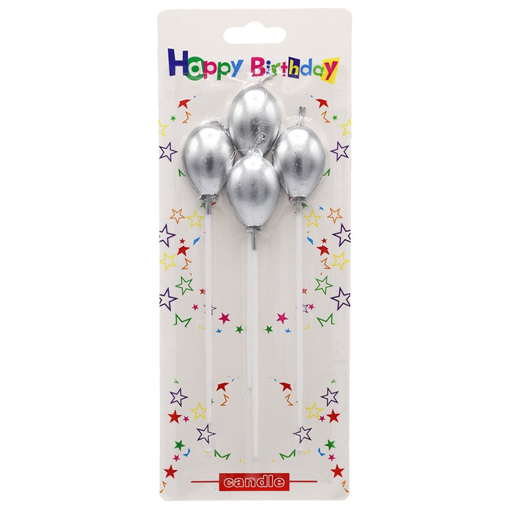 Balon Mum Gümüş