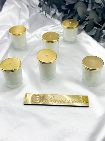 Gold Kapaklı Shot Mum 6 adet