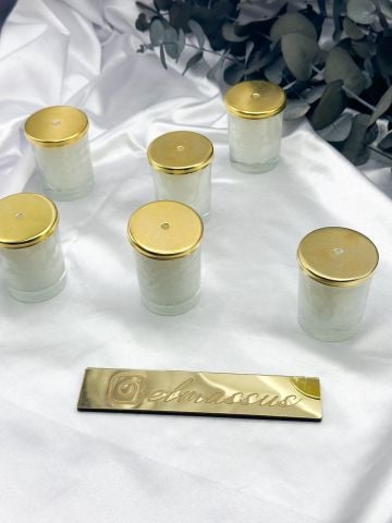 Gold Kapaklı Shot Mum 6 adet