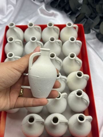 Hediyelik Kutu Testi Flok Kaplama (24lü) Beyaz