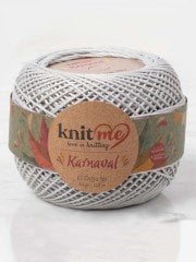 Knit Me Karnaval El Örgü İpi Açık Gri