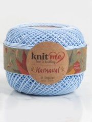 Knit Me Karnaval El Örgü İpi Bebe Mavisi