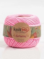 Knit Me Karnaval El Örgü İpi Bebe Pembesi