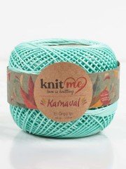 Knit Me Karnaval El Örgü İpi Bebe Yeşili