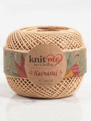 Knit Me Karnaval El Örgü İpi Bej