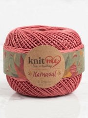Knit Me Karnaval El Örgü İpi Gül Kurusu
