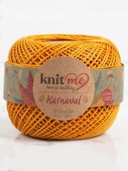 Knit Me Karnaval El Örgü İpi Hardal