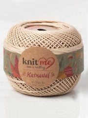 Knit Me Karnaval El Örgü İpi Kapuçino