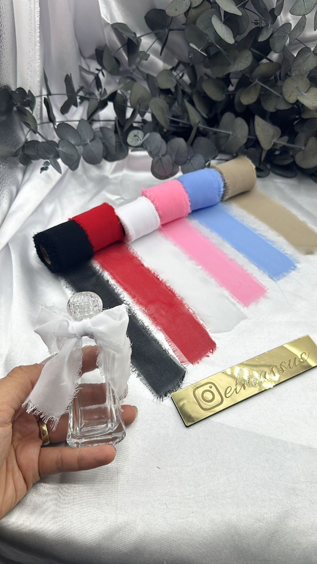 Yırtık Şifon Kurdele    4cm  5metre