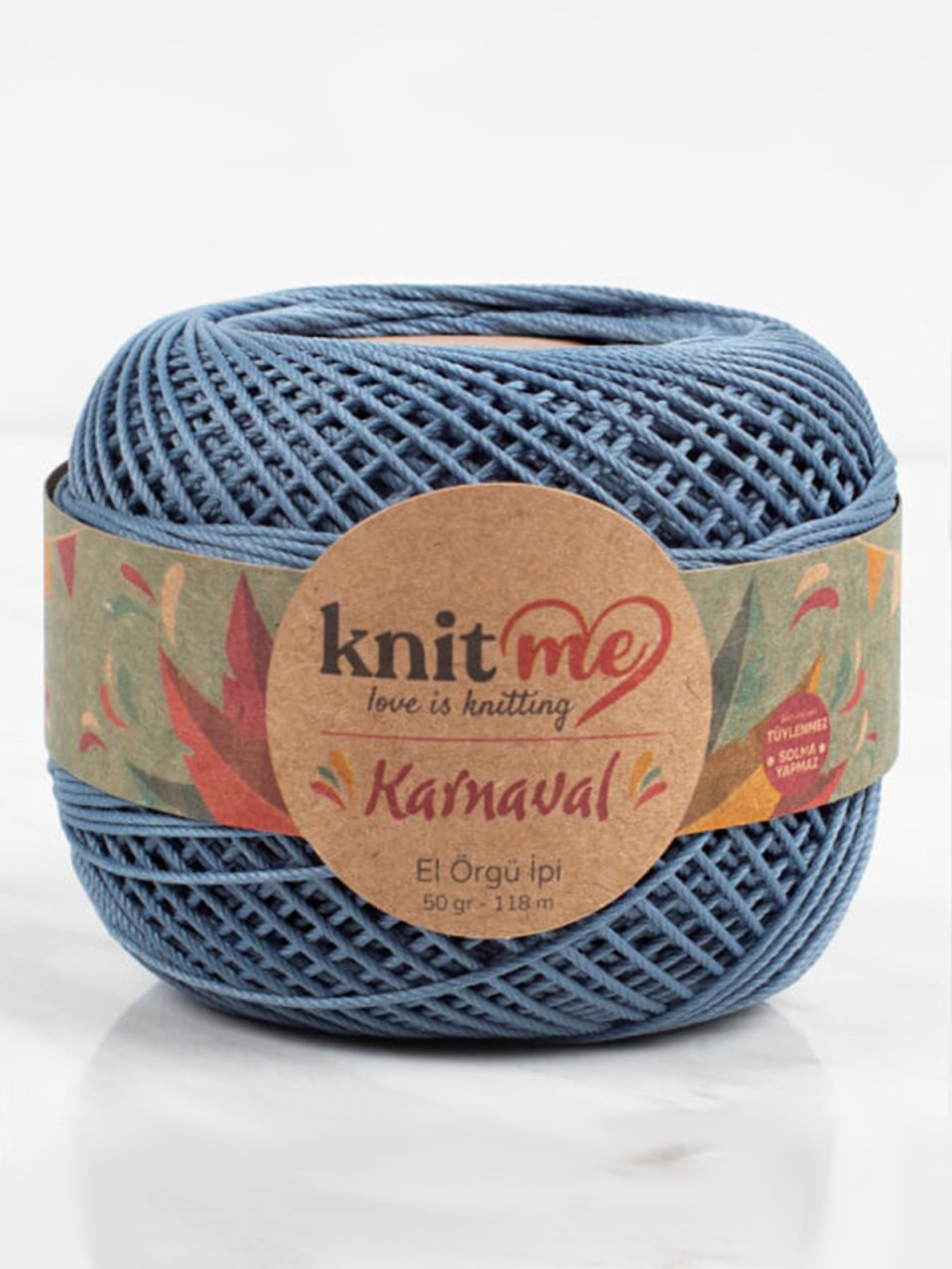 Knit Me Karnaval El Örgü İpi Pastel Mavi
