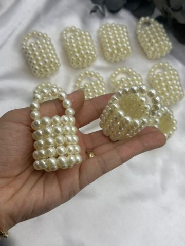 Silindir İnci Anahtarlık 5 adet