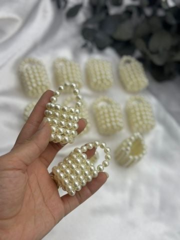 Silindir İnci Anahtarlık 5 adet