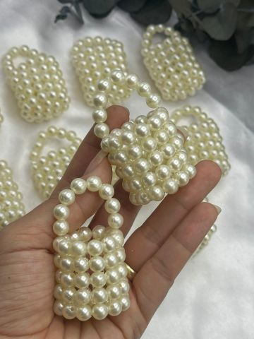 Silindir İnci Anahtarlık 5 adet