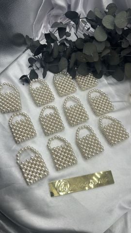 Kare İnci Çanta 5 adet