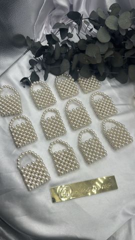 Kare İnci Çanta 5 adet