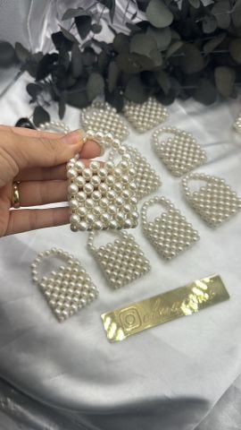 Kare İnci Çanta 1 adet 