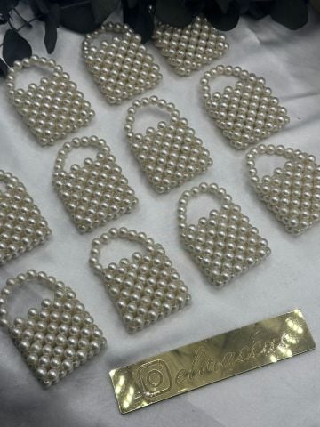 Kare İnci Çanta 5 adet