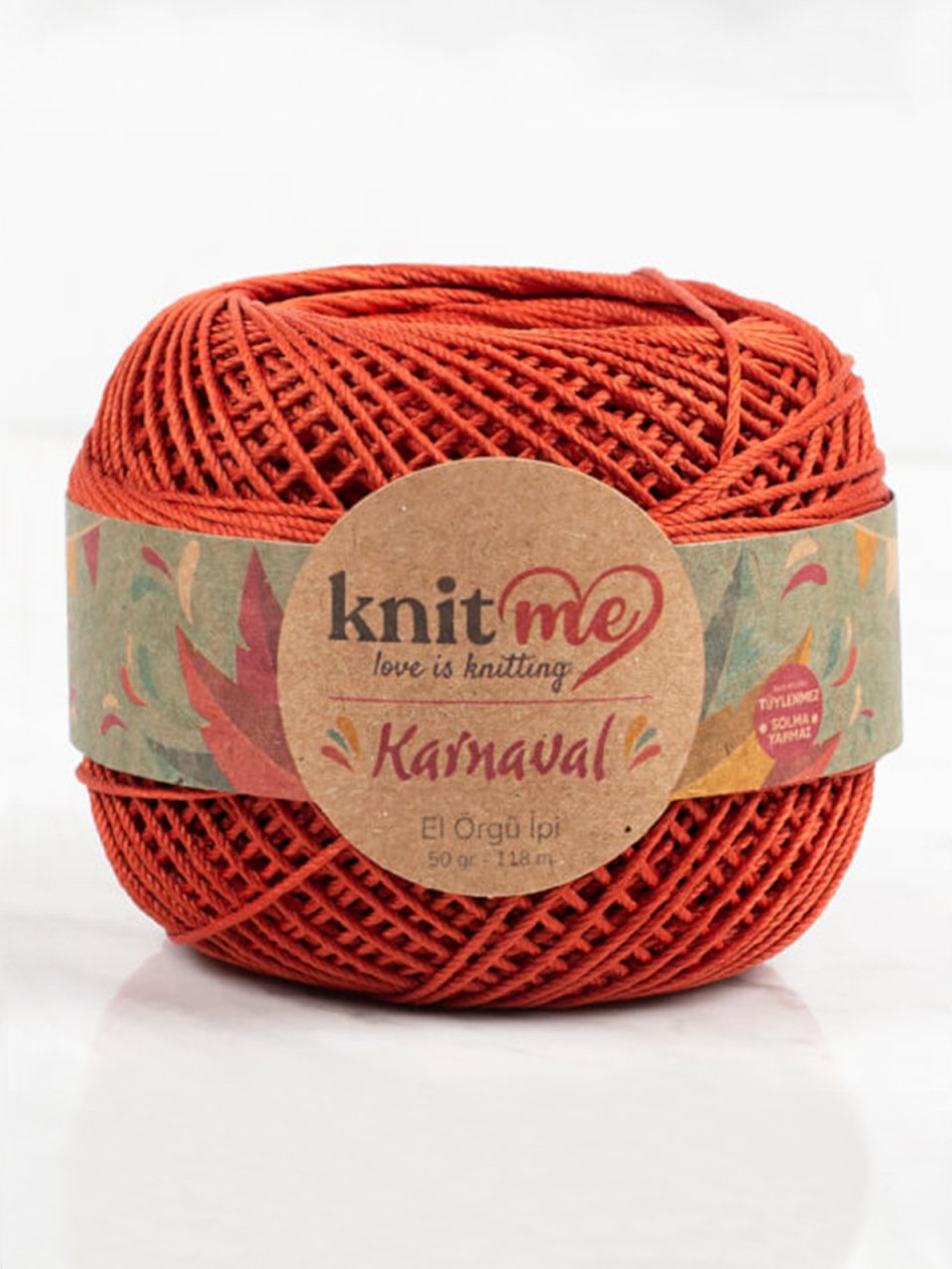 Knit Me Karnaval El Örgü İpi Tarçın